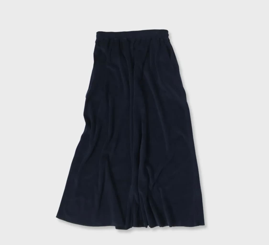 Plzproject 테리 맥시 스커트 네이비 상품이미지3