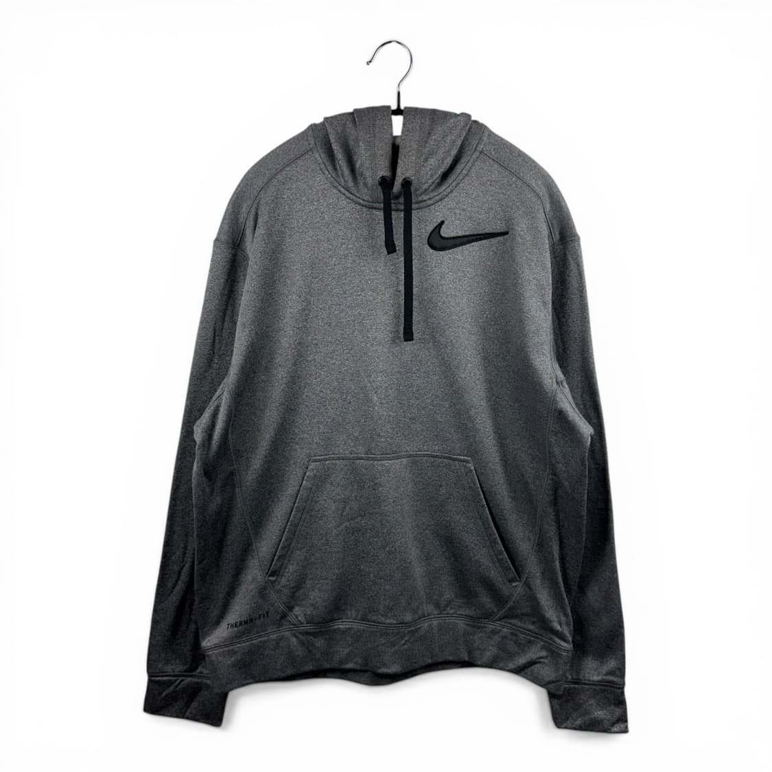 (M) 나이키 써마핏 트레이닝 기모 후드 티 차콜 상품이미지1