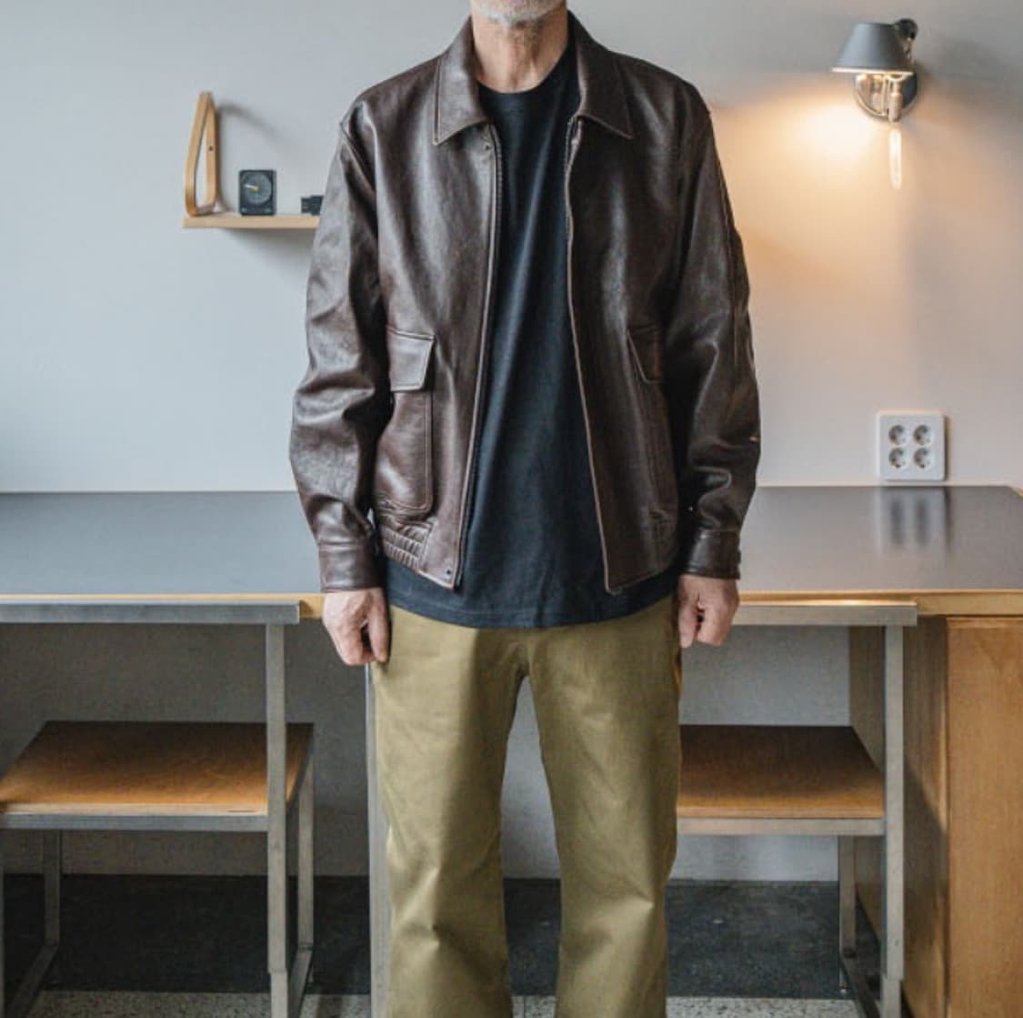 SEW A2 레더자켓 3사이즈 상품이미지4