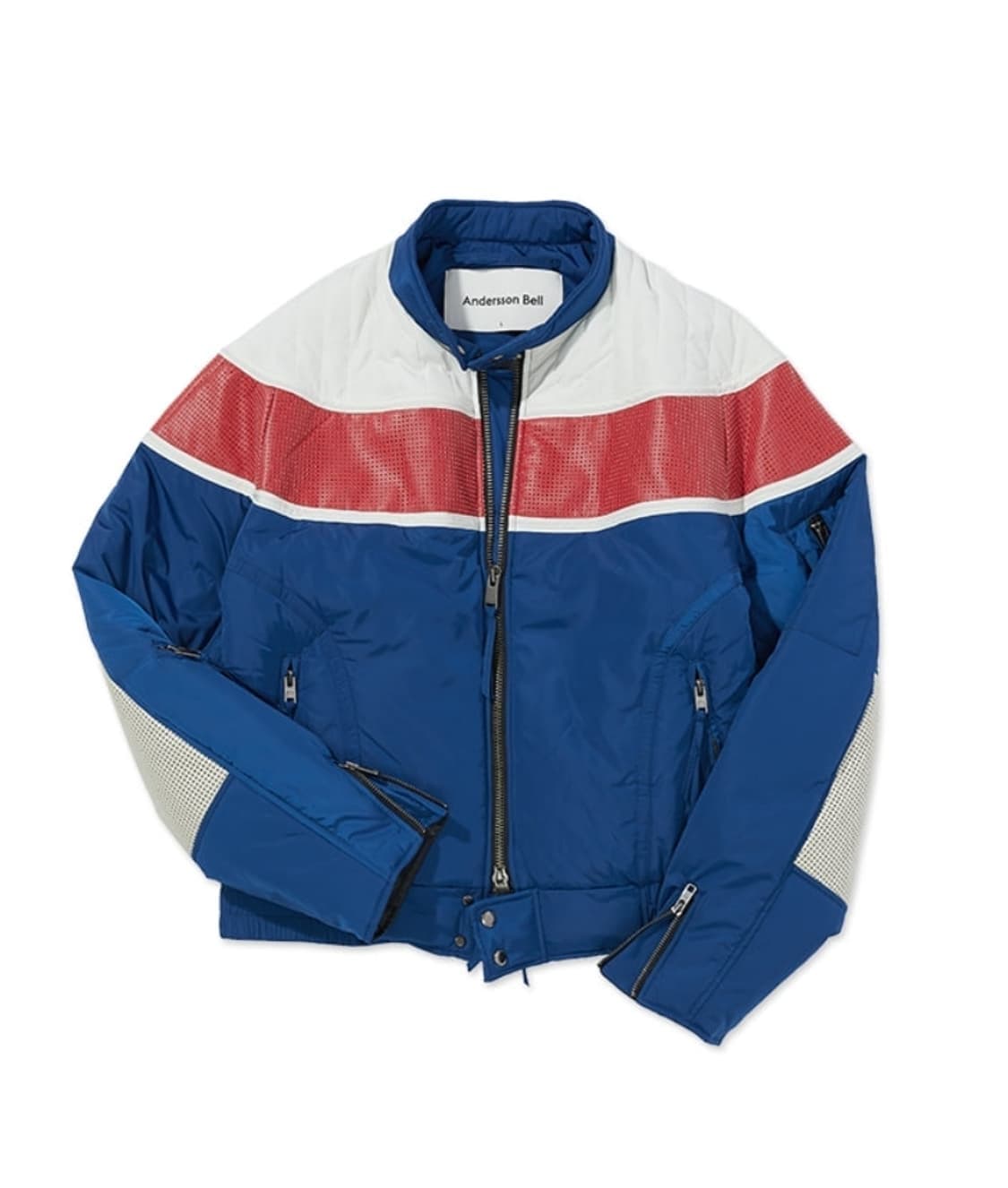 앤더슨벨 브라이언22 바이커 페디드 점퍼 (블루) M  상품이미지1