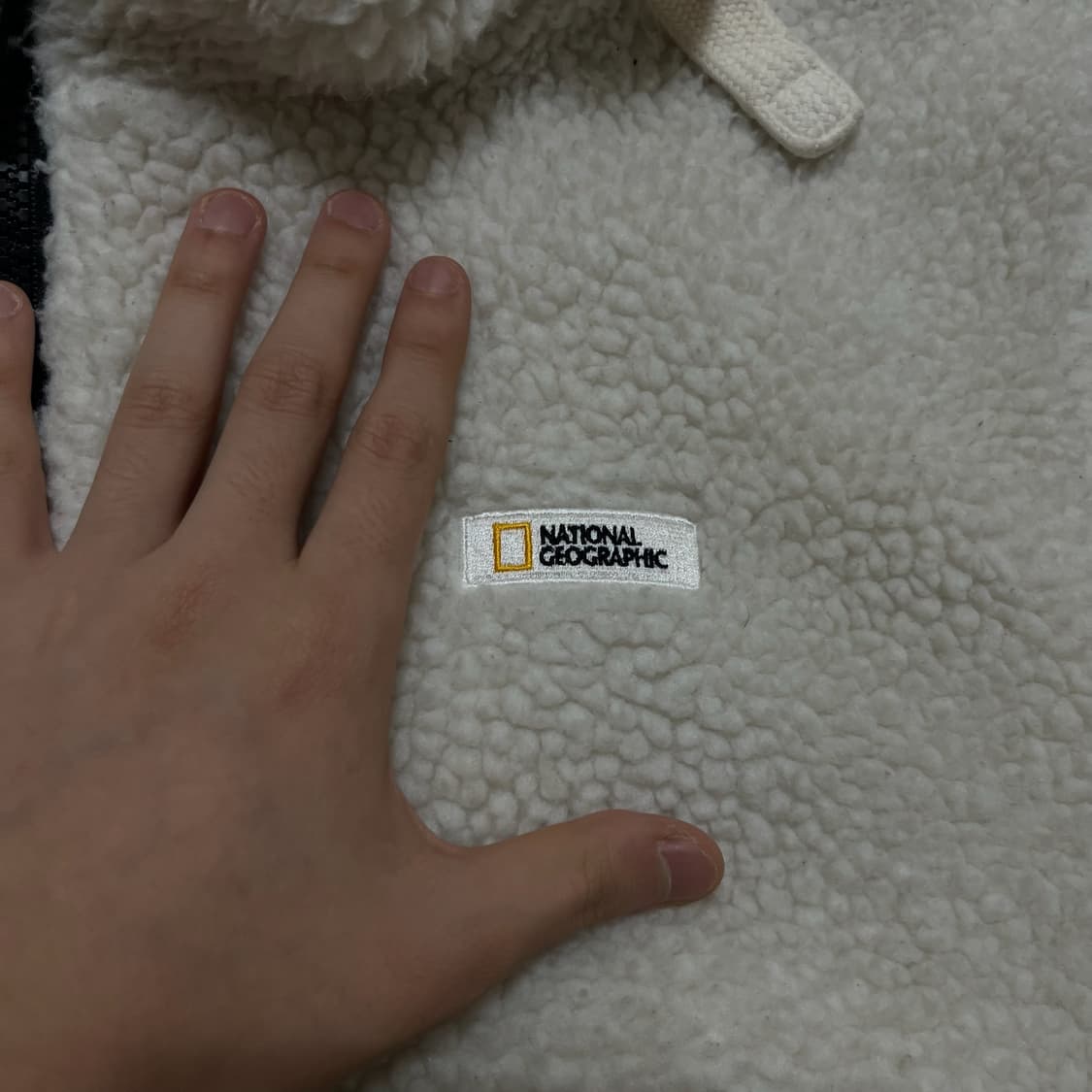 내셔널지오그래픽 와펜 뽀글이 후리스 자켓 L/100 상품이미지4