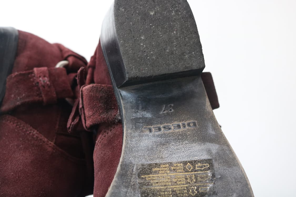 디젤 하네스 디테일 스웨이드 앵클 부츠 상품이미지7