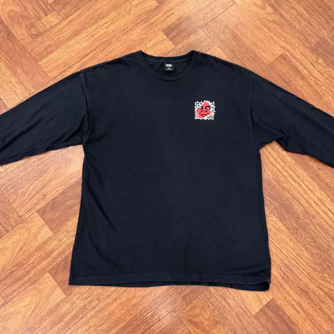 2XL OBEY 오베이 빅보이 블랙 긴팔 쭉 티셔츠  상품이미지2