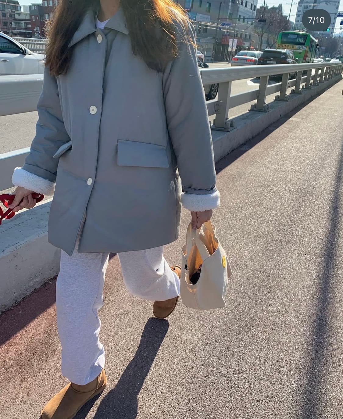 프리티영띵 패딩점퍼 아이보리 상품이미지4