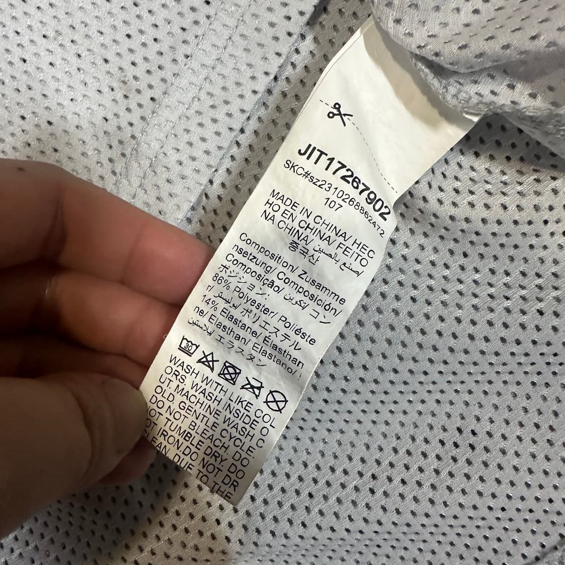 ✨ (바배) 유니폼 실버 럭비 져지  상품이미지4