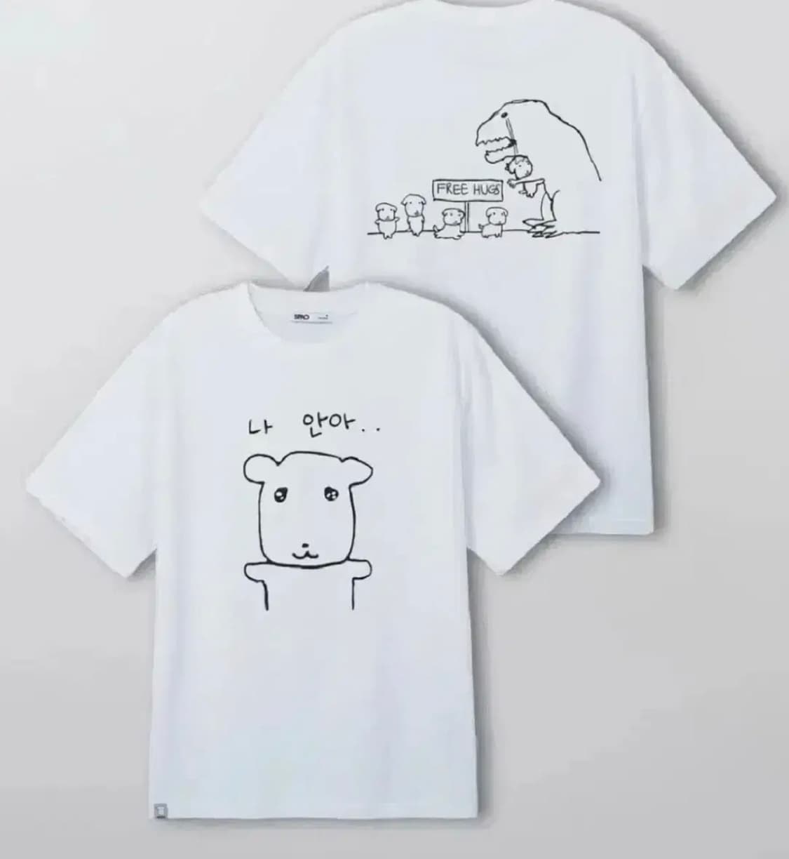 스파오 가다니 나안아 티셔츠 L 상품이미지1