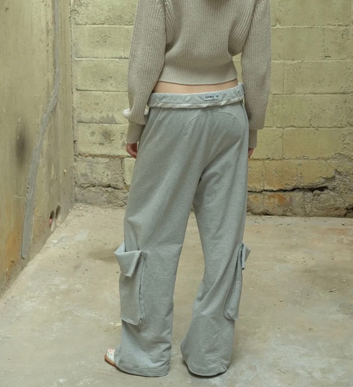 ROLLED WAIST SWEAT CARGO  상품이미지2