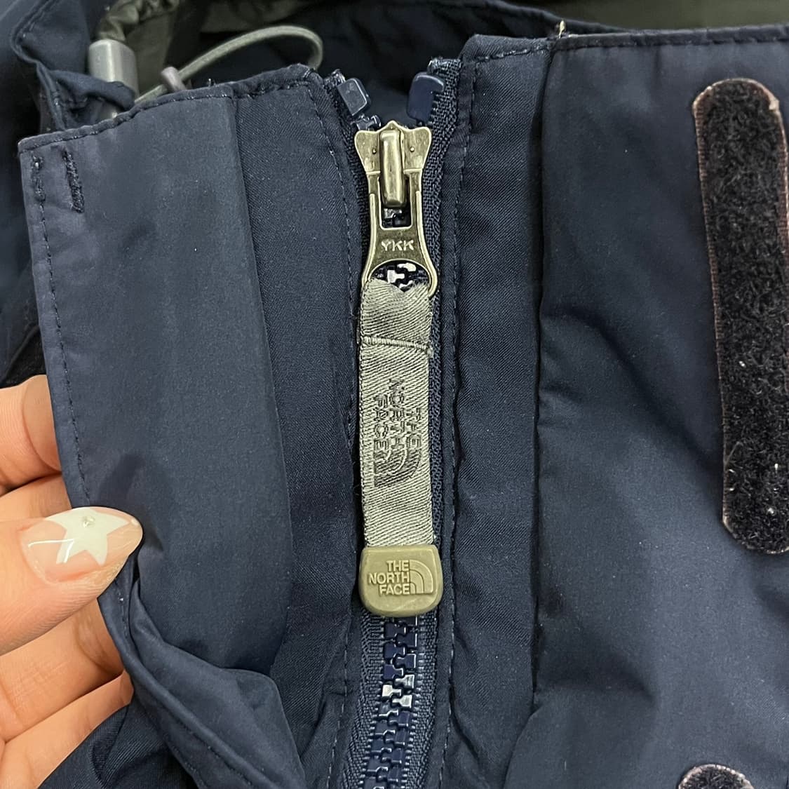 [정품/105] 노스페이스 네이비 바람막이 자켓 후드 b14 상품이미지7