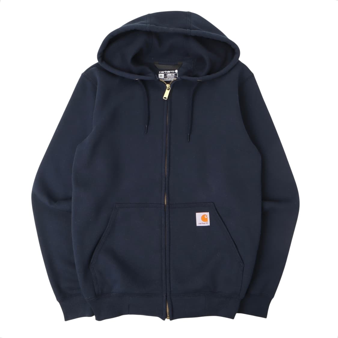 칼하트 네이비 k122 루즈 핏 스웨트 후드집업 상품이미지1