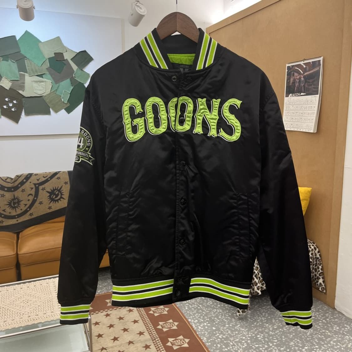 스타터 GOONS 스트릿 펑크 키치 바시티 자켓 M C10356 상품이미지3