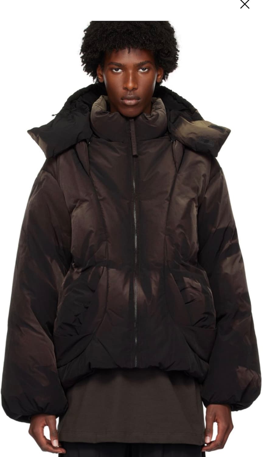 지용킴 썬블리치드 다운 패딩자켓 상품이미지2