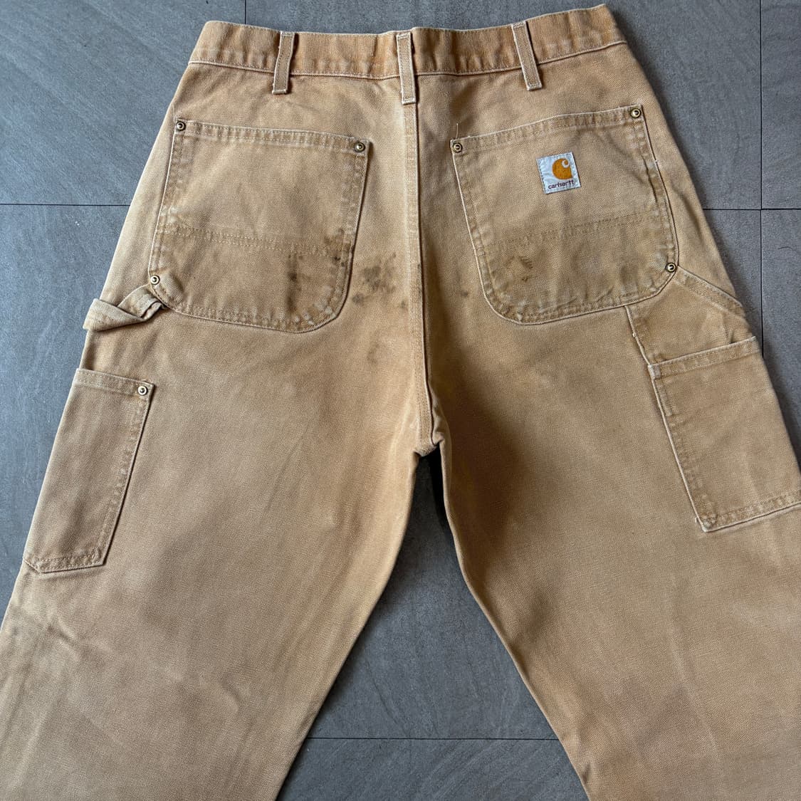 칼하트 정품 브라운 더블니 팬츠 바지 상품이미지7