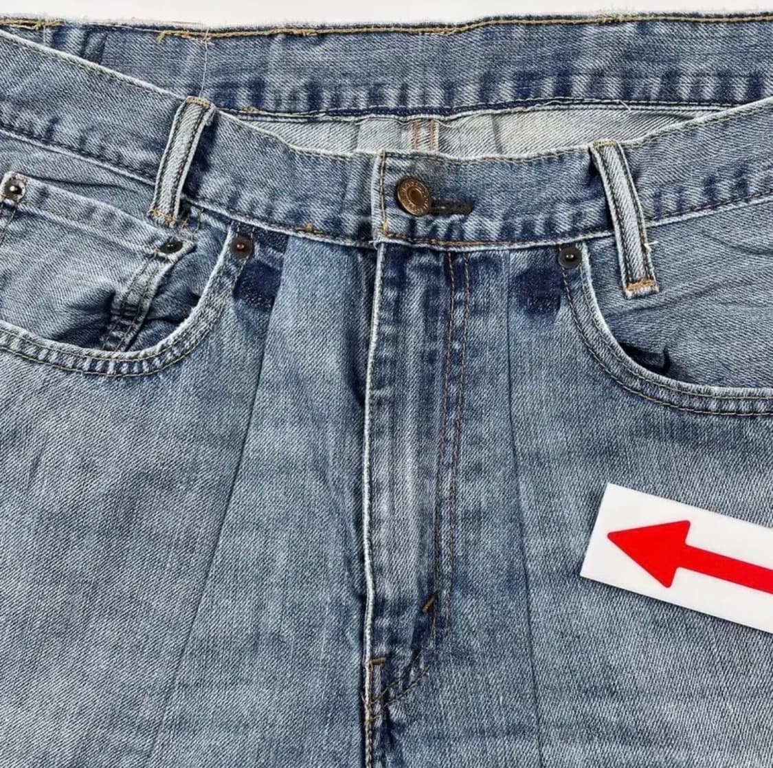 p702) 리바이스 569 루즈 스트레이트 핏 데님 팬츠 상품이미지4