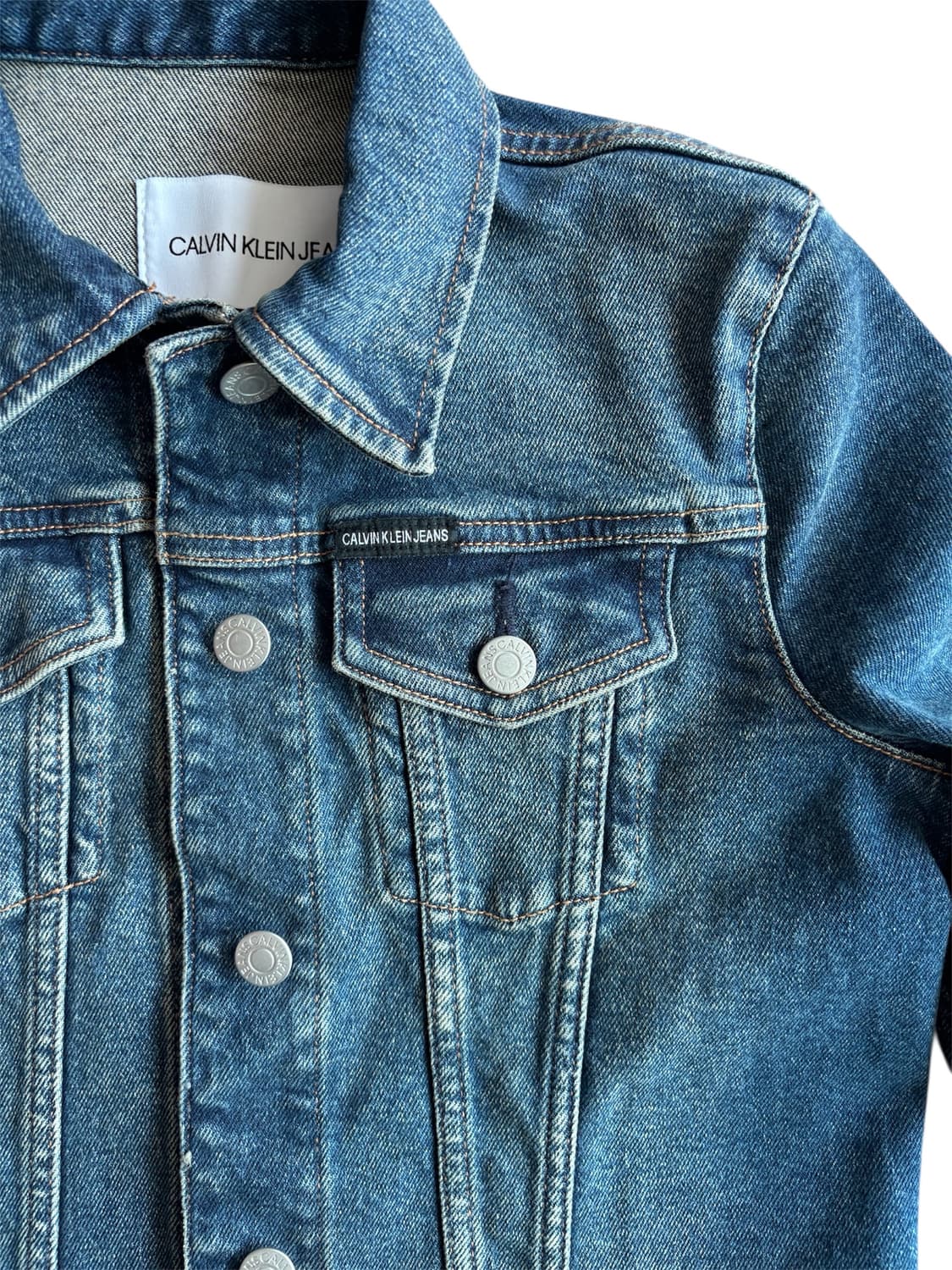 [택O] 캘빈클라인 슬림 트러거데님 자켓 XS 상품이미지8