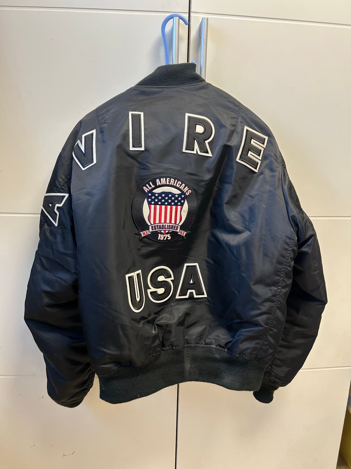 아비렉스 50주년 ma-1 블랙 상품이미지1