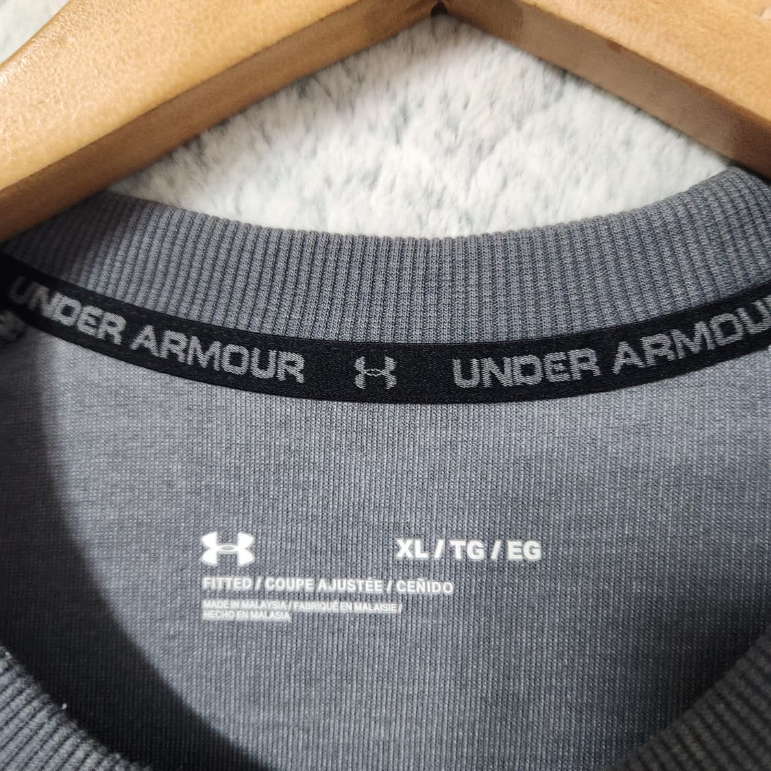 H493 [XL] 언더아머 맨투맨 티셔츠
 상품이미지3