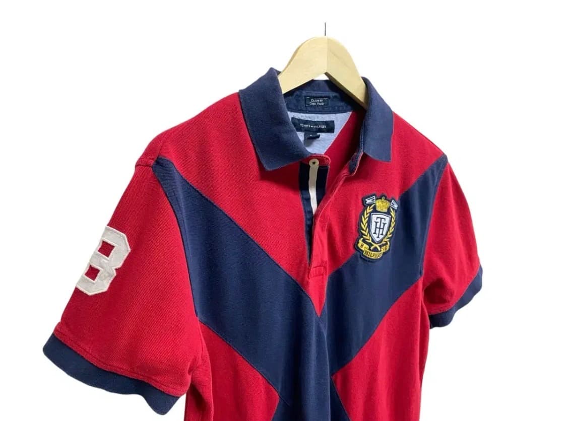 타미힐피거 와펜패치 컬러믹스 카라티 M 상품이미지2