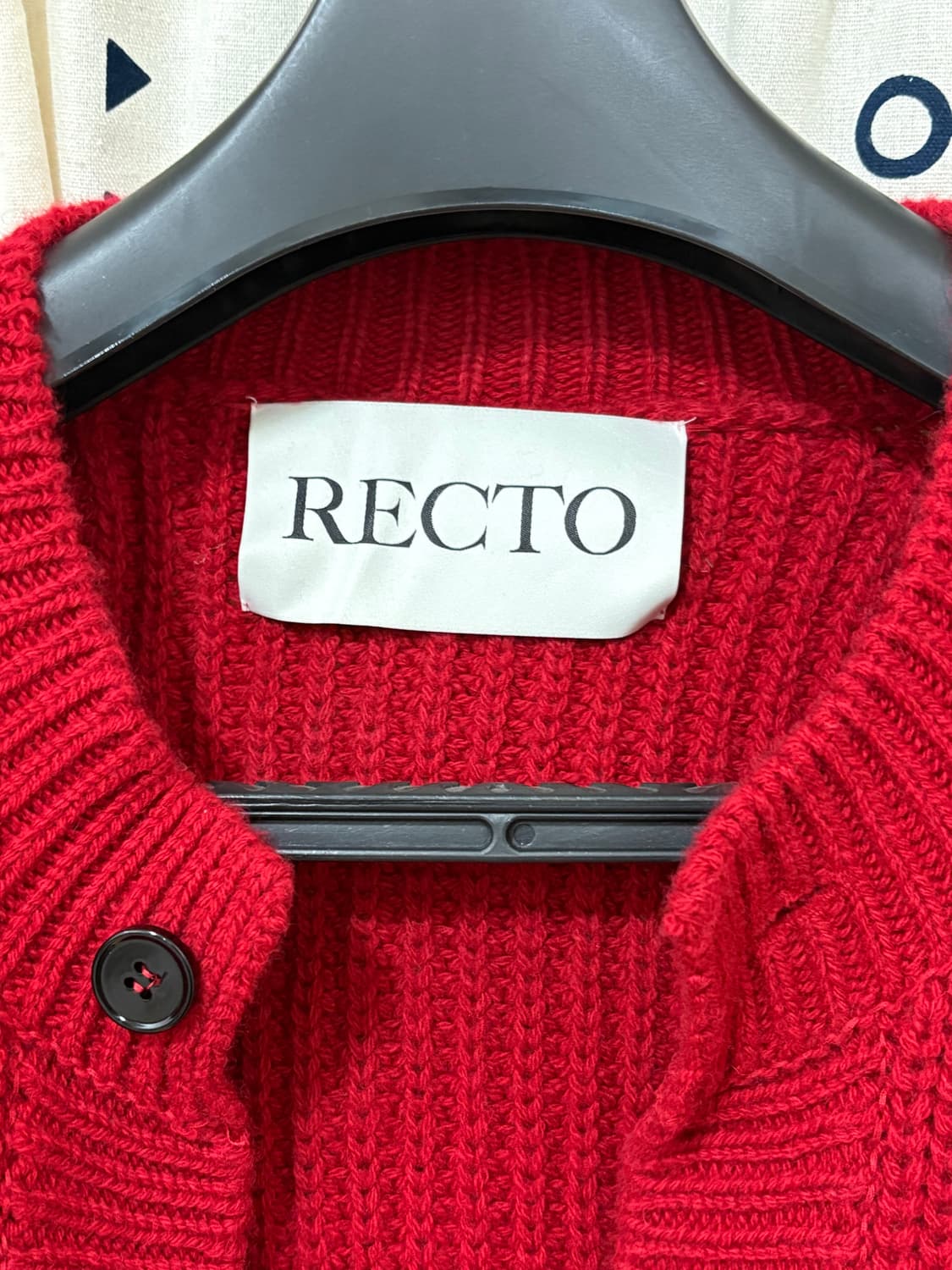 렉토 / 청키 울 크롭 니트 가디건 상품이미지7