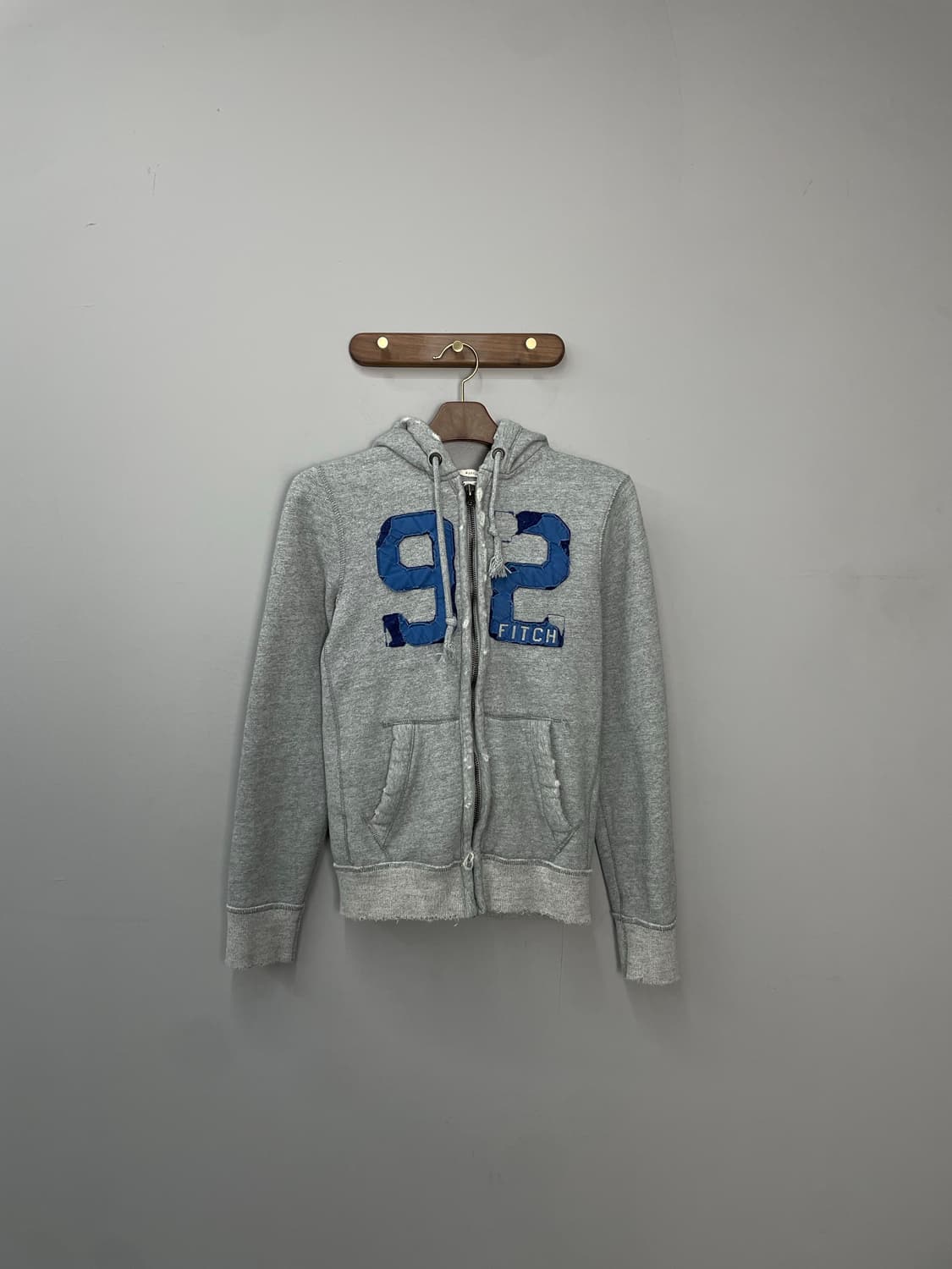 아베크롬비 그레이 92패치 후드집업 H1655 상품이미지2