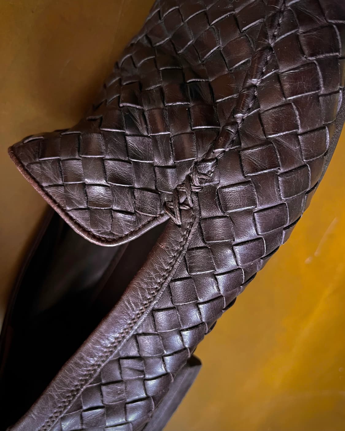 Old Bottega Veneta Brown Leather Loafer 상품이미지5
