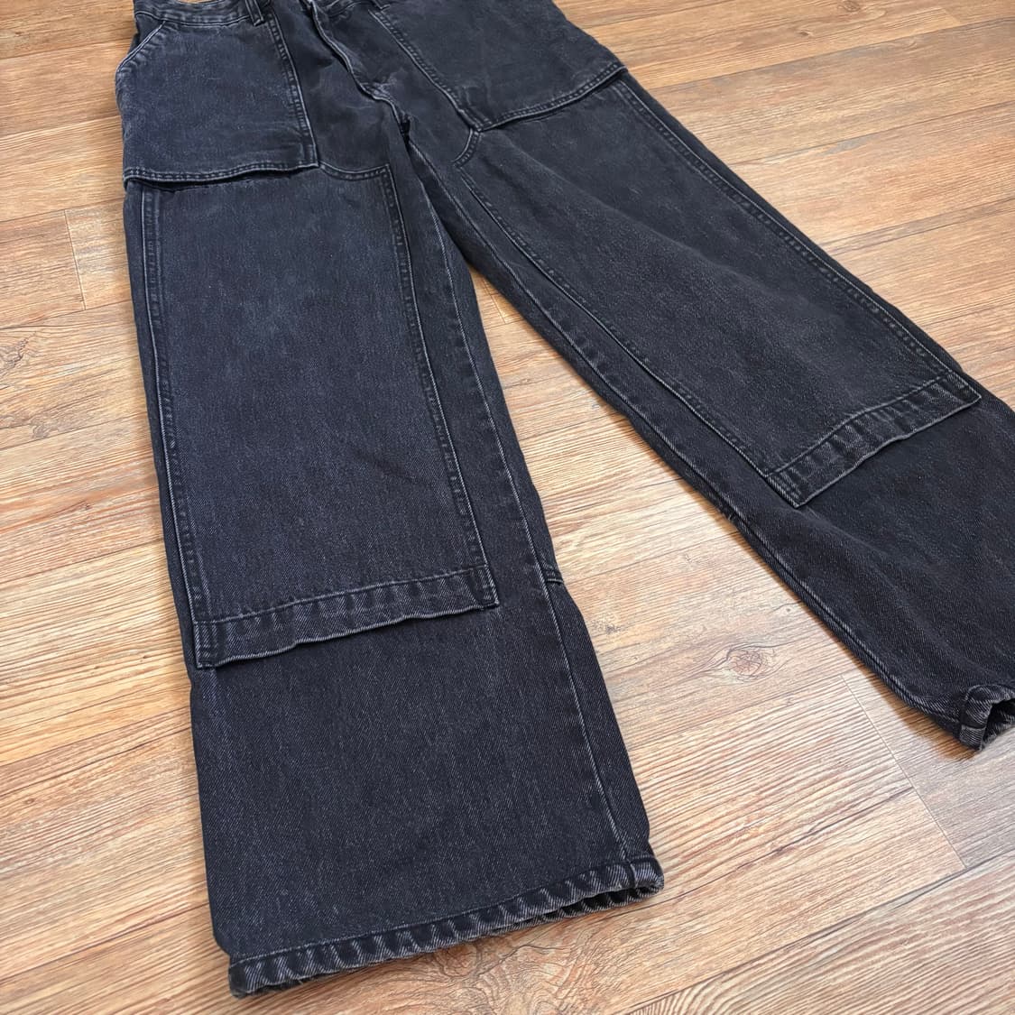 준지 카펜터 흑청 콘데님 청바지 44 루즈핏 29 상품이미지9