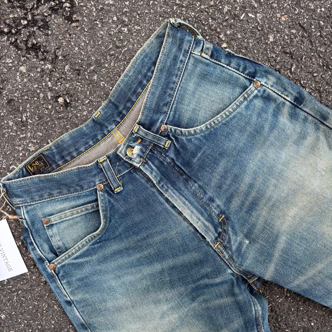 일본 리 셀비지 데님 팬츠 상품이미지6
