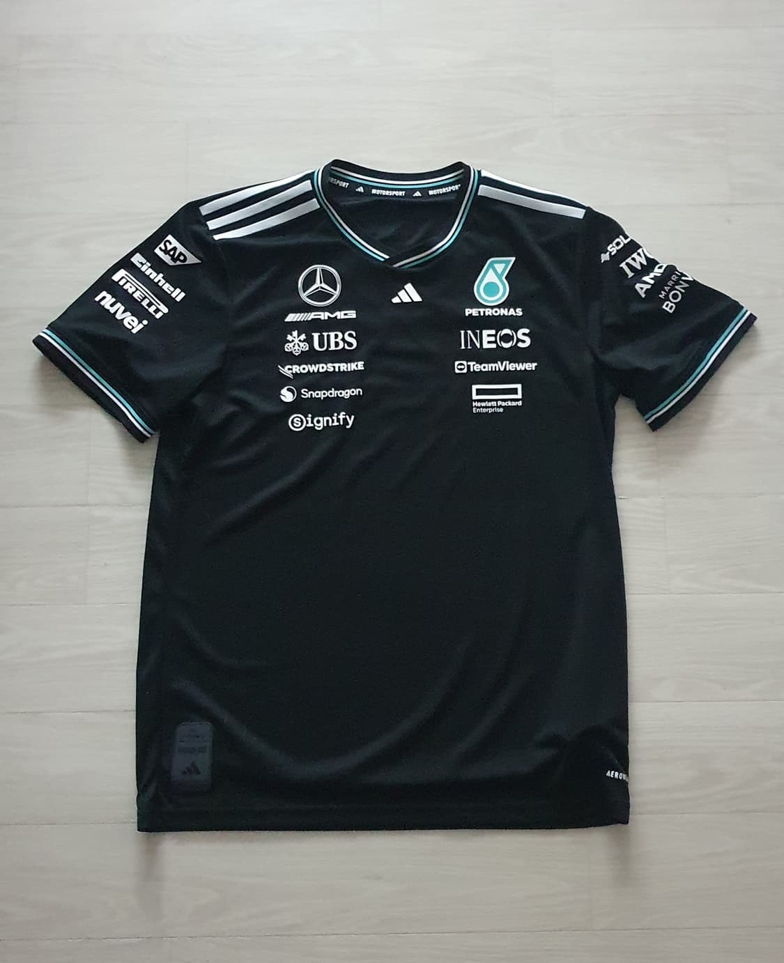 Mercedes 2025 authentic driver t shirts 상품이미지1