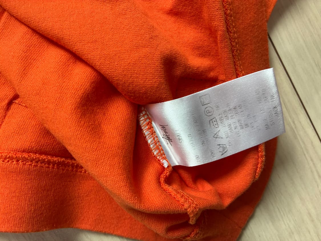 스투시 오렌지 크롭 반팔 🍊 상품이미지7