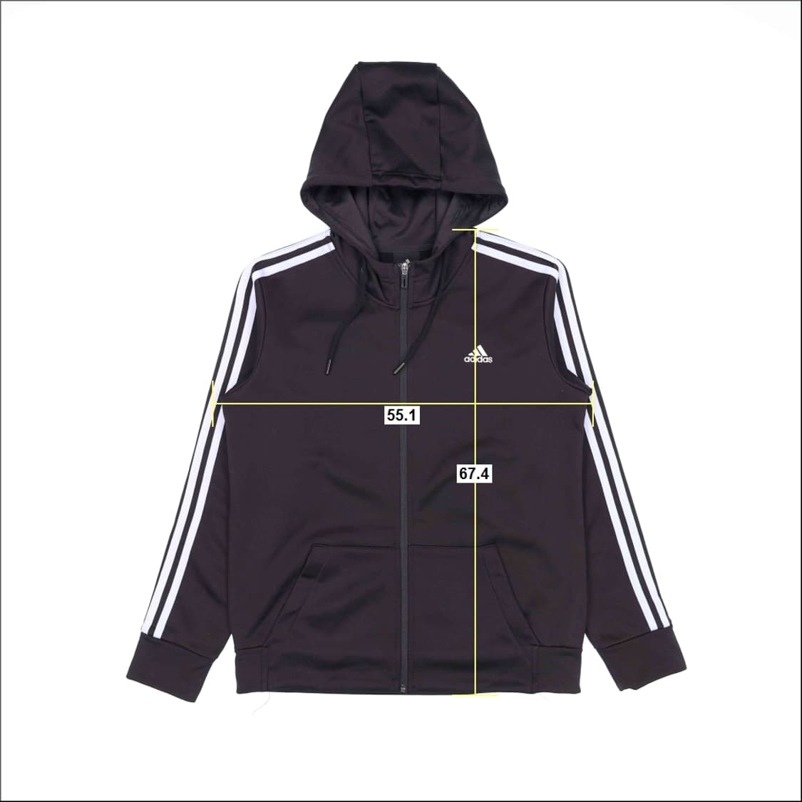 [XL] 아디다스 기모 트랙탑 후드 집업 져지 자켓 N7055 상품이미지7