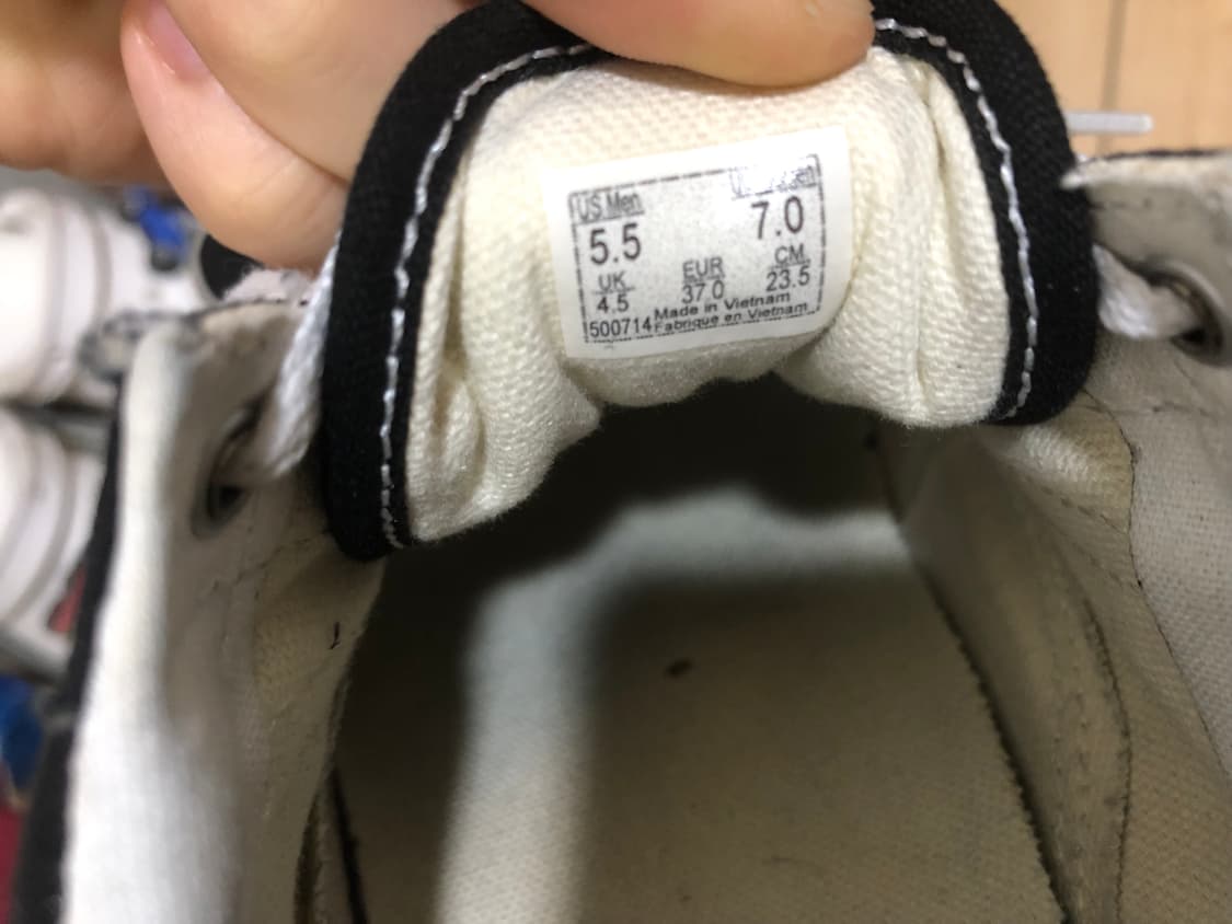 반스 올드스쿨 블랙/화이트 235 상품이미지3