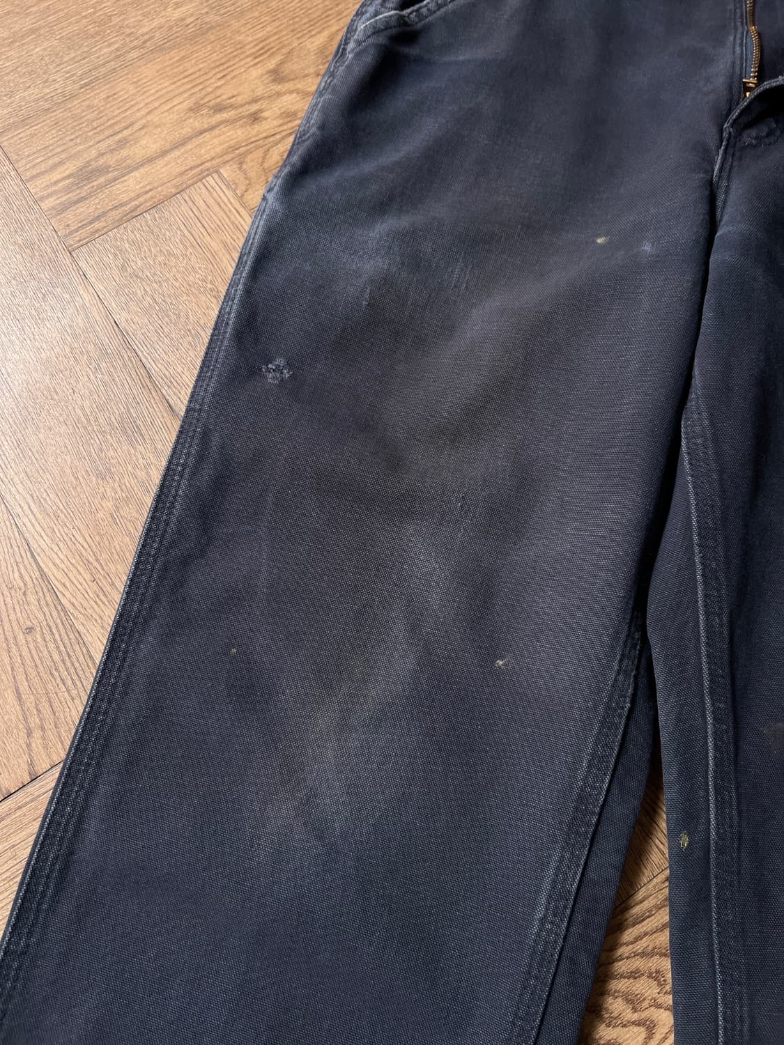 [32]칼하트 USA 빈티지 워싱 미드나잇 네이비 싱글니 카펜터 워크팬츠 상품이미지5