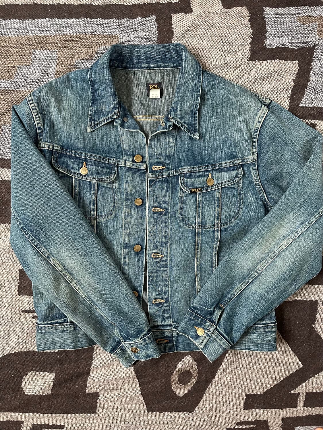 Rrl 더블알엘 lot 271 블루 L사이즈 상품이미지1