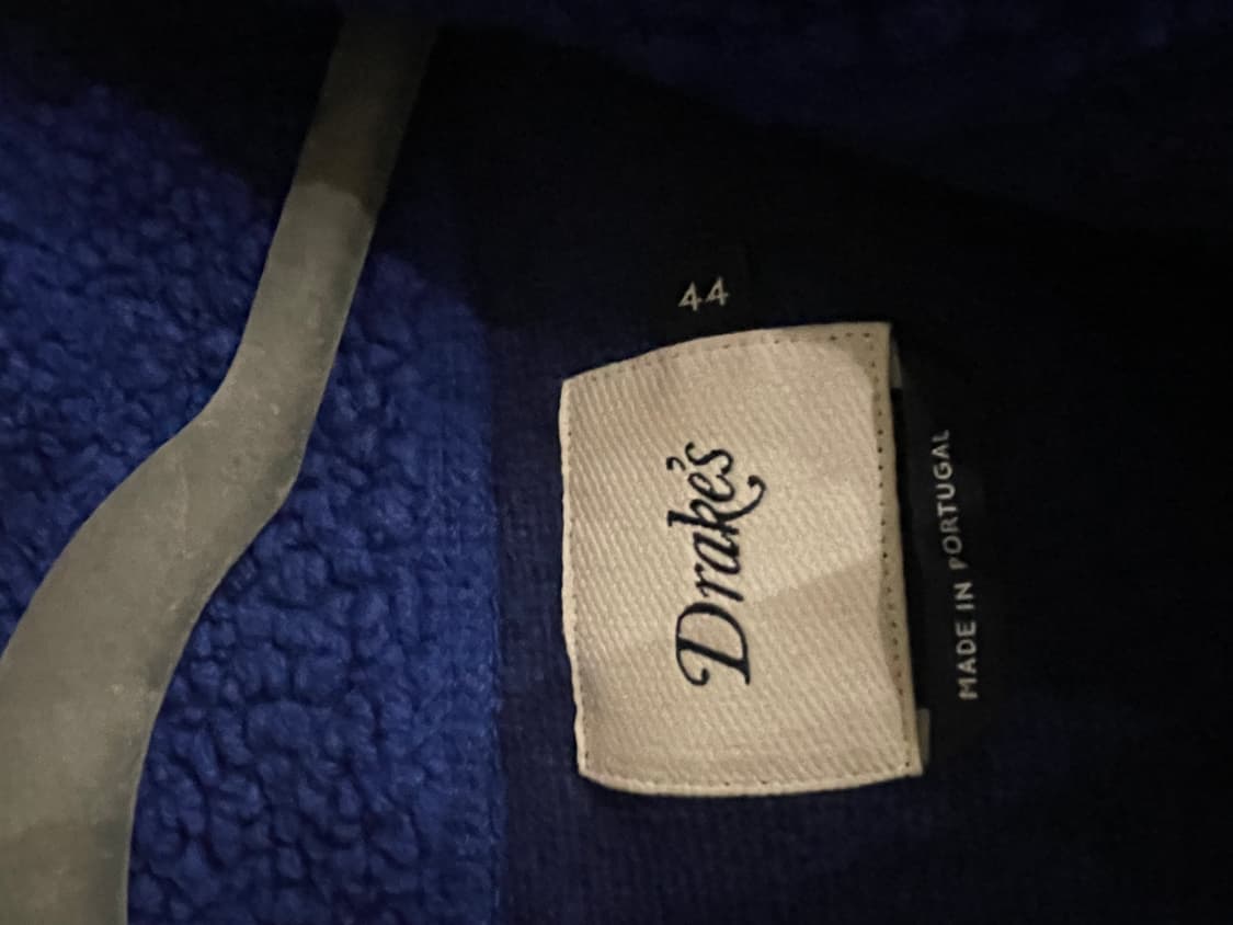 [44]110size 드레익스 플리스 집업 블루 상품이미지3