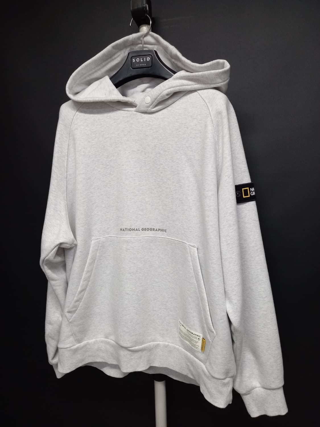 내셔널지오그래픽 춘추동 루즈핏 후드 맨투맨 95.100 상품이미지3