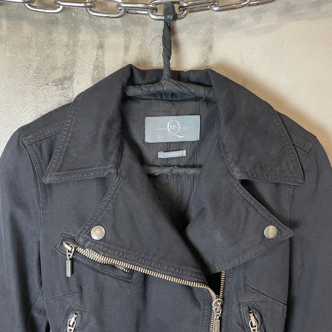 알렉산더 맥퀸 본디지 코튼 라이더 상품이미지5