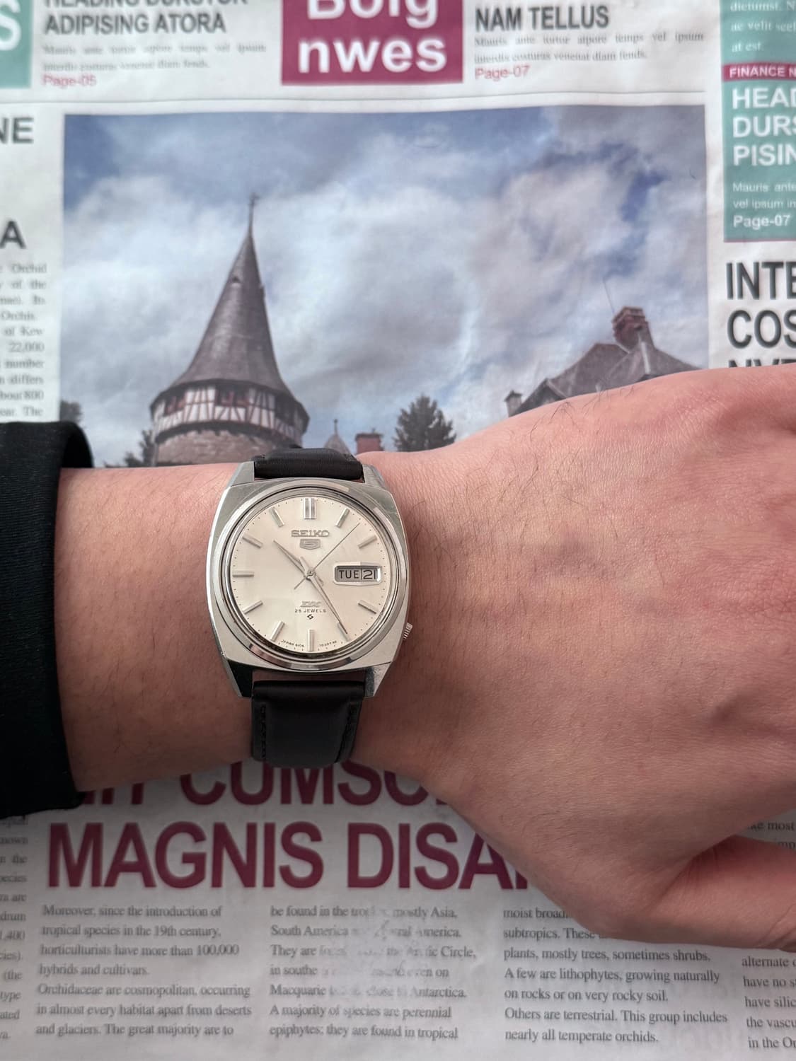 세이코 Seiko 5 DX 25석 데이데이트 오토매틱 상품이미지4