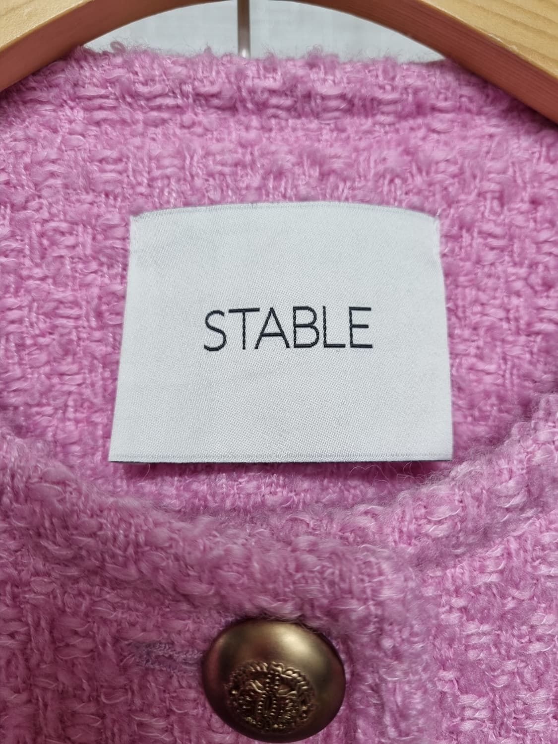 택포(새상품) STABLE 스테이블 트위드자켓 상품이미지7