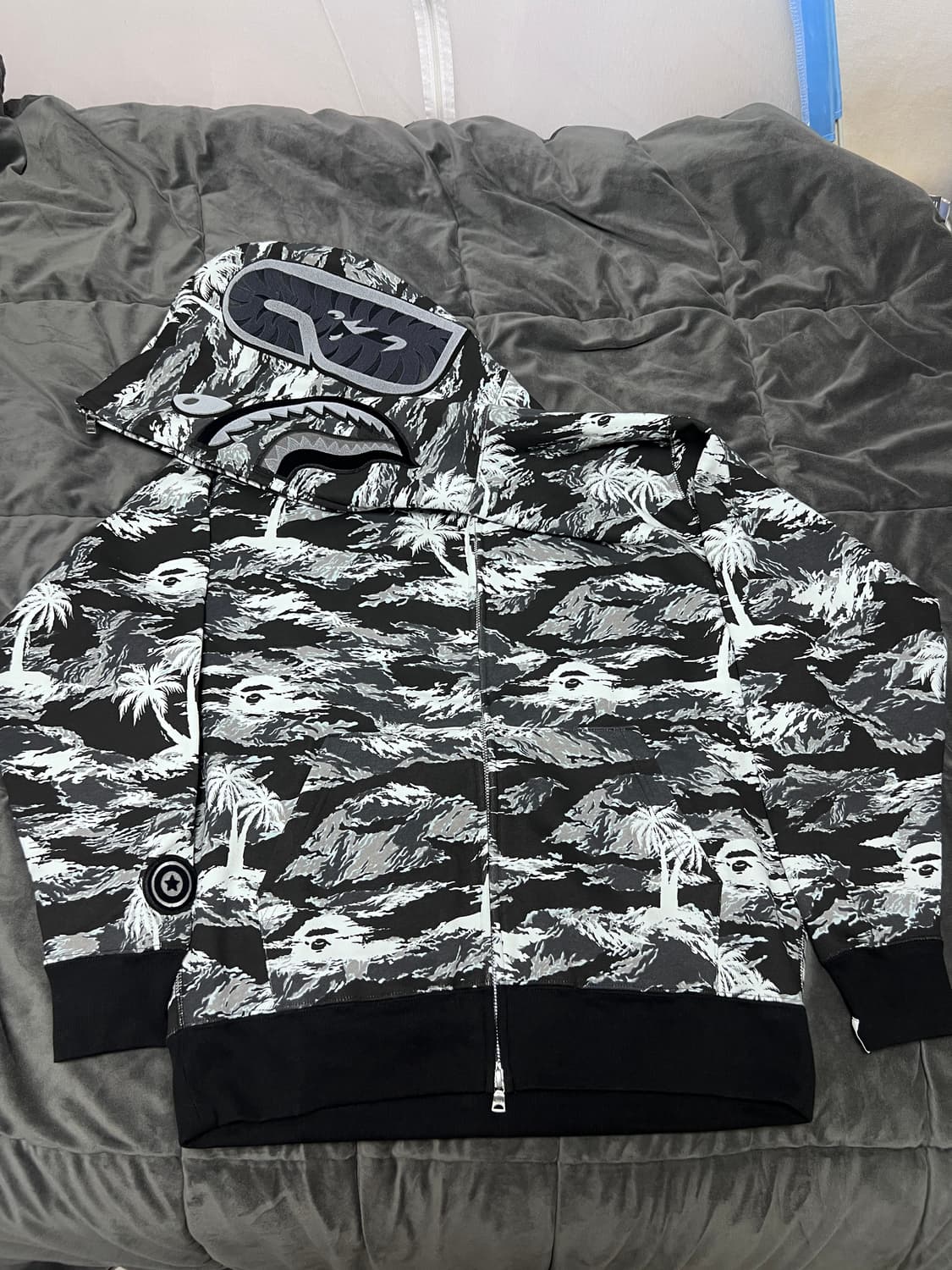 Bape 팜 트리 카모 후드집업 상품이미지1