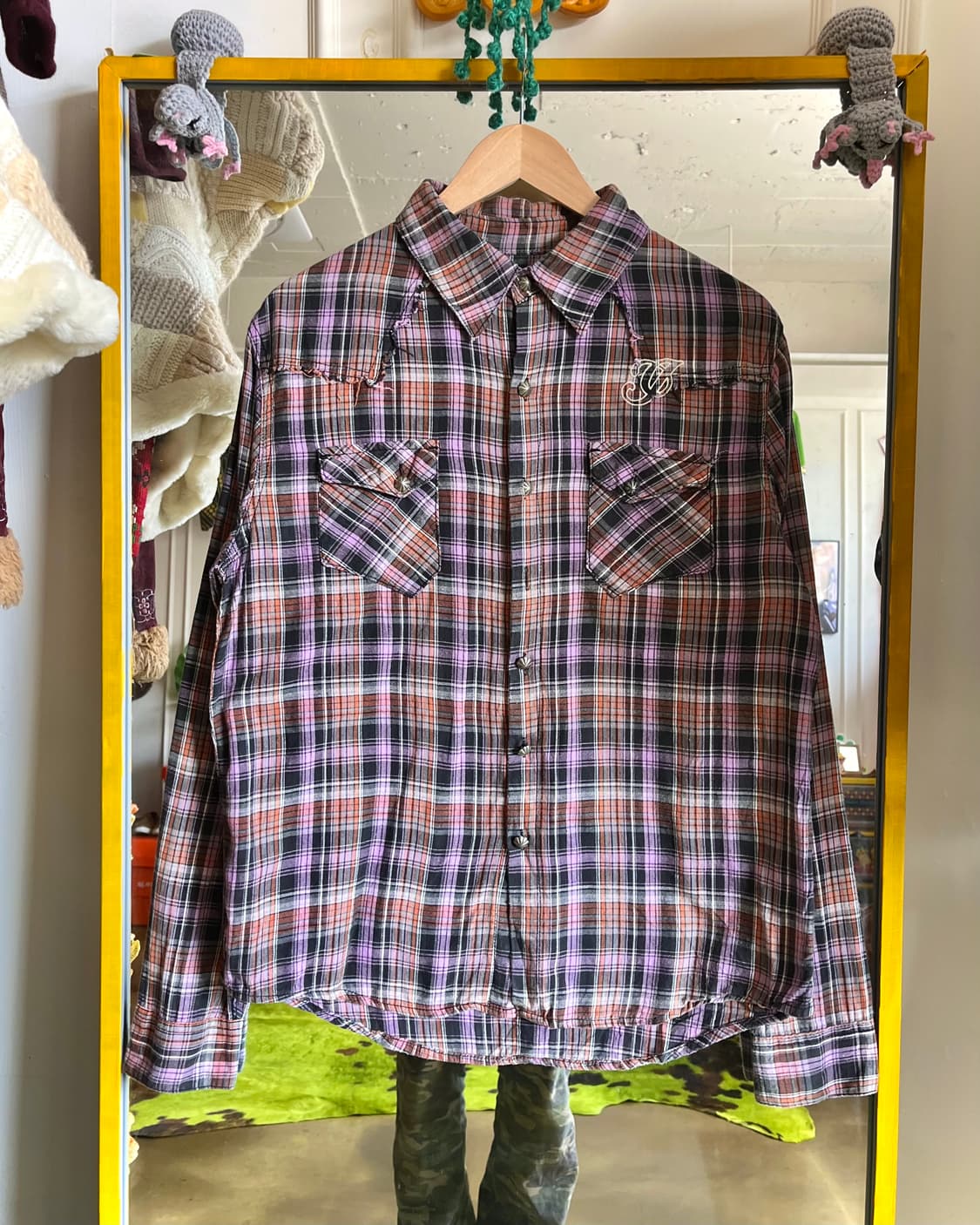 Indian Motorcycle Stitch Western Shirt 상품이미지4