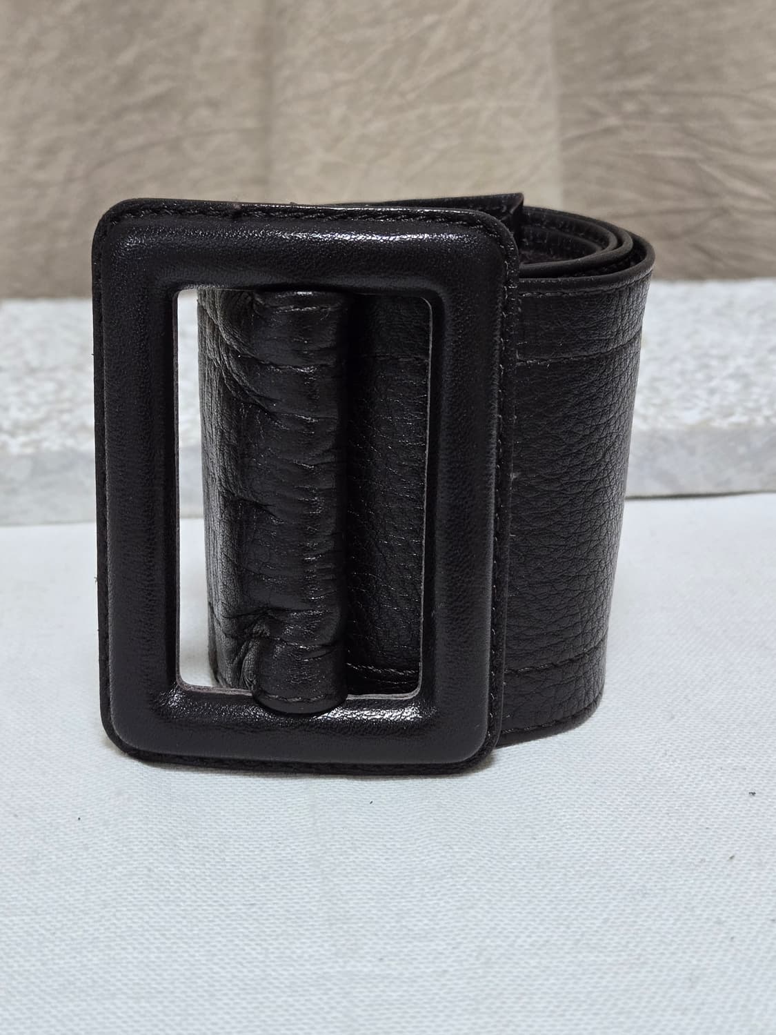 브라운 와이드 가죽벨트 상품이미지8