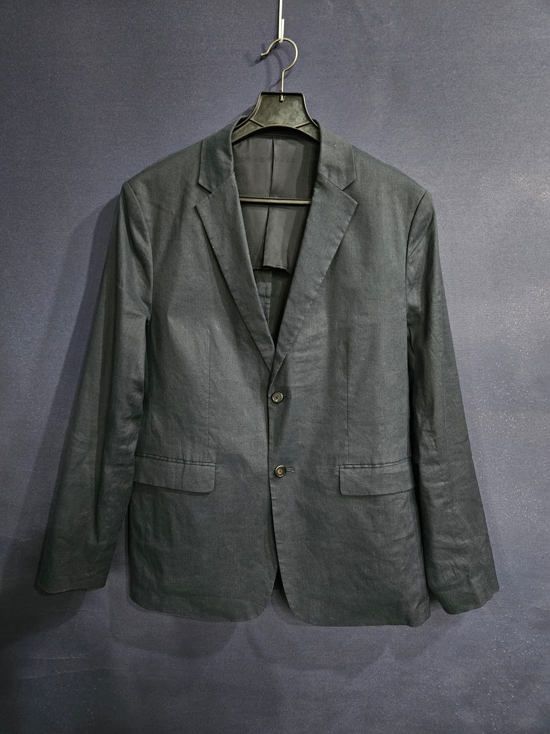 띠어리 네이비 남성 46 린넨 정장자켓  상품이미지1