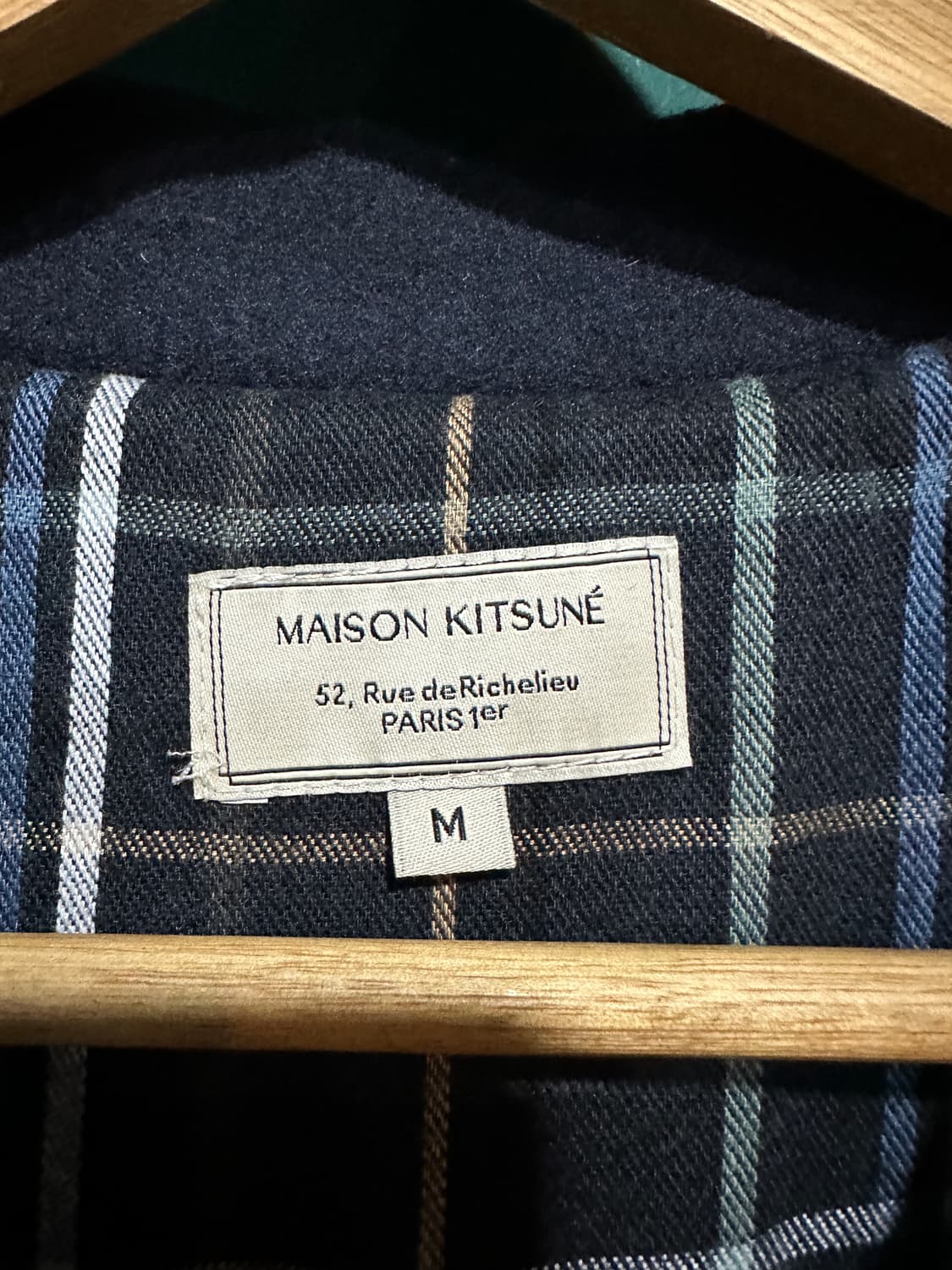 메종키츠네 국뽕 울자켓 M 상품이미지7