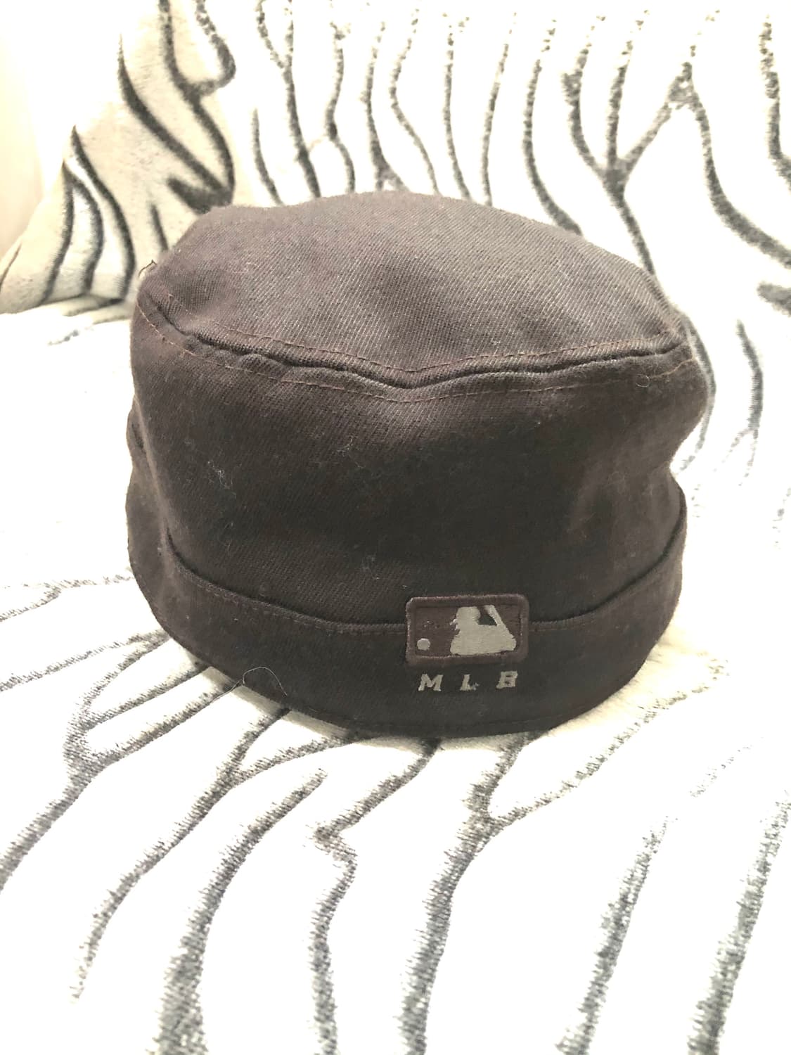 MLB logo blackbrown cap 상품이미지3