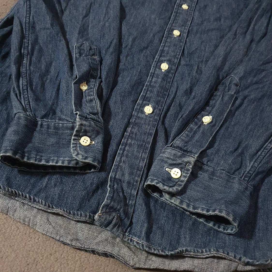 폴로 데님셔츠 M 상품이미지4