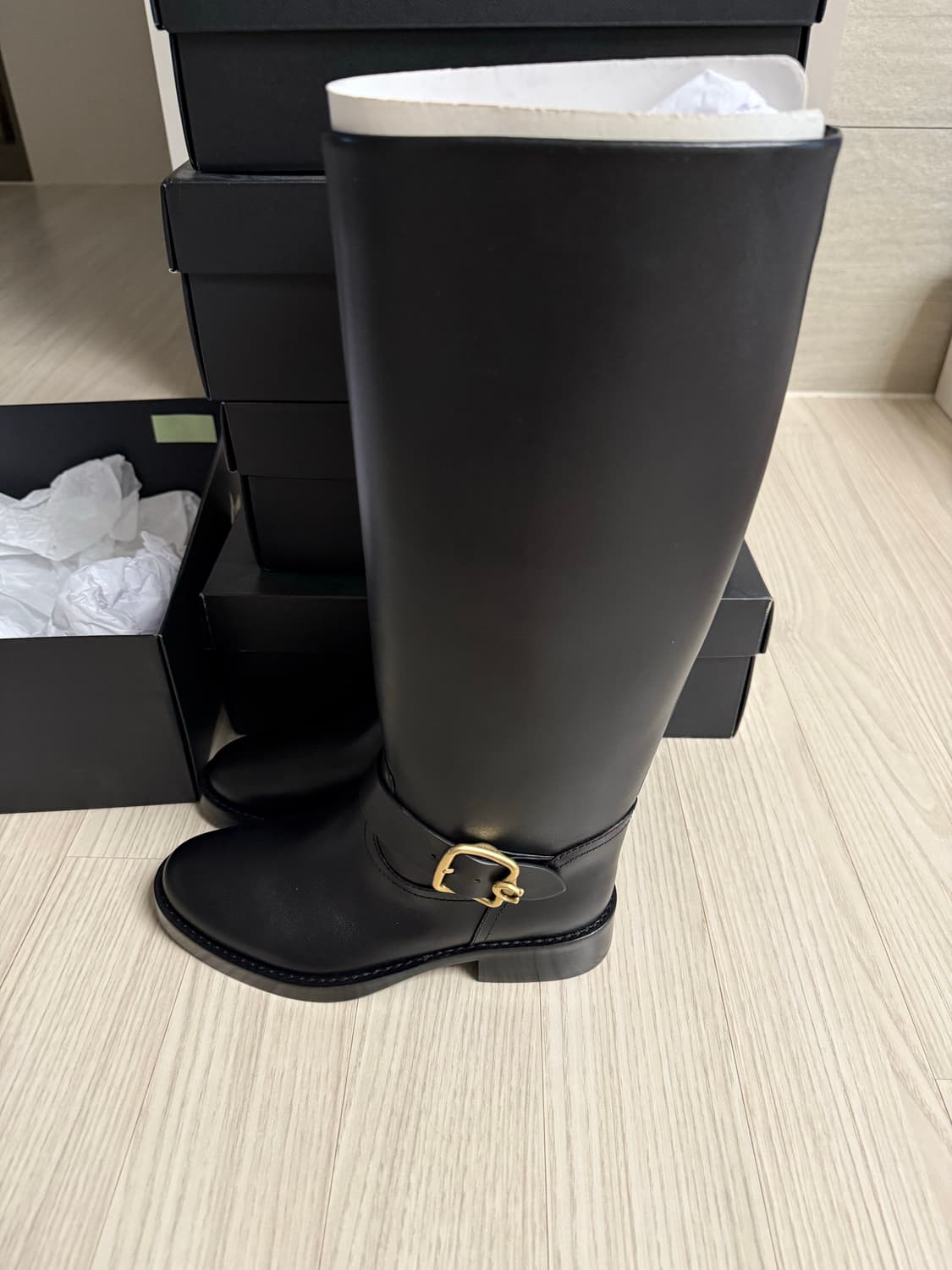 coach 코치 메들린 블랙 롱부츠 새상품 상품이미지2