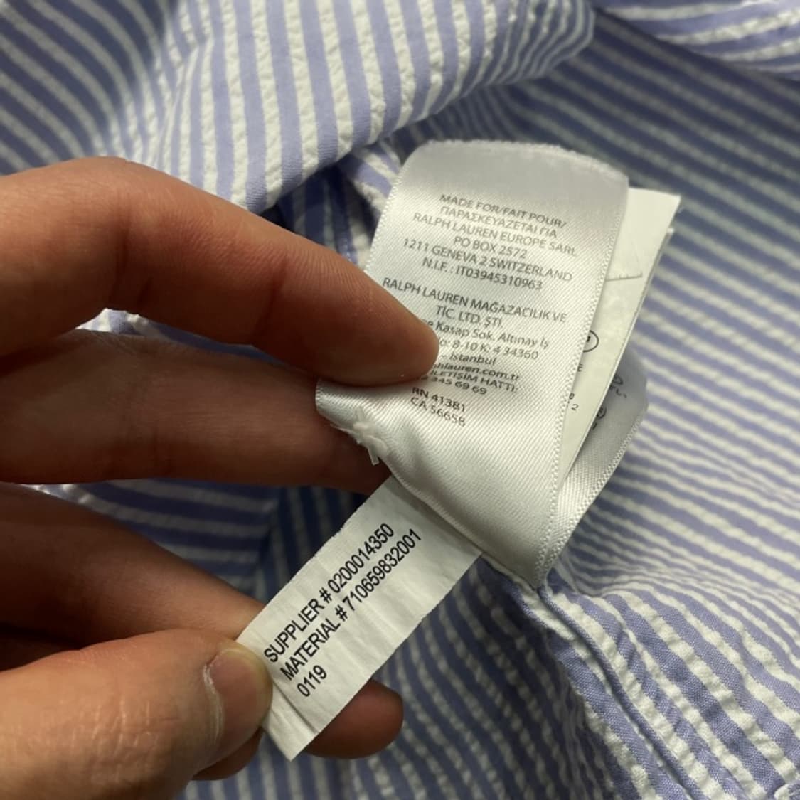 95 폴로 랄프로렌 신형 시어서커 셔츠 상품이미지4