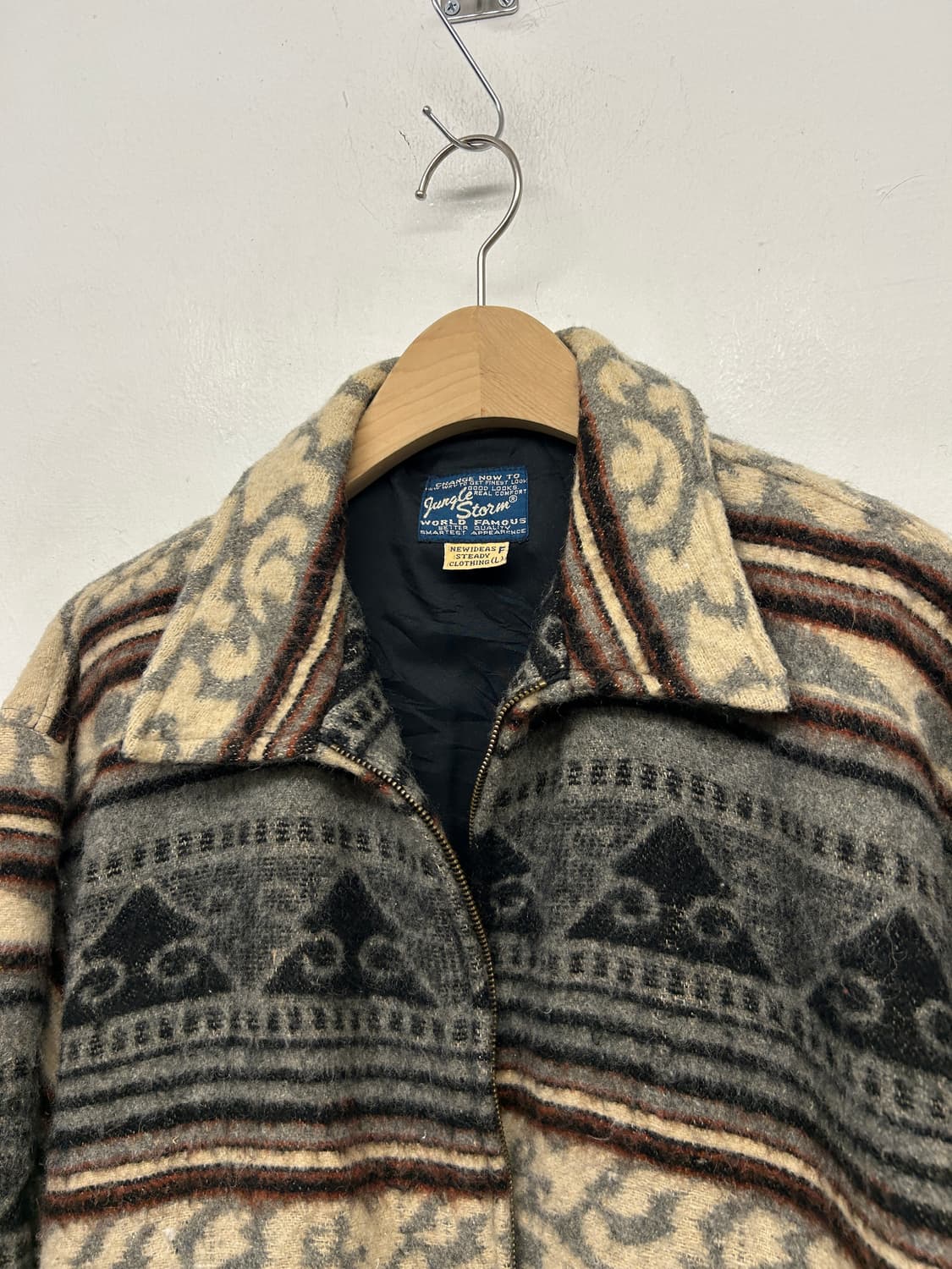 정글스톰 아즈텍 패턴 울 자켓 상품이미지3