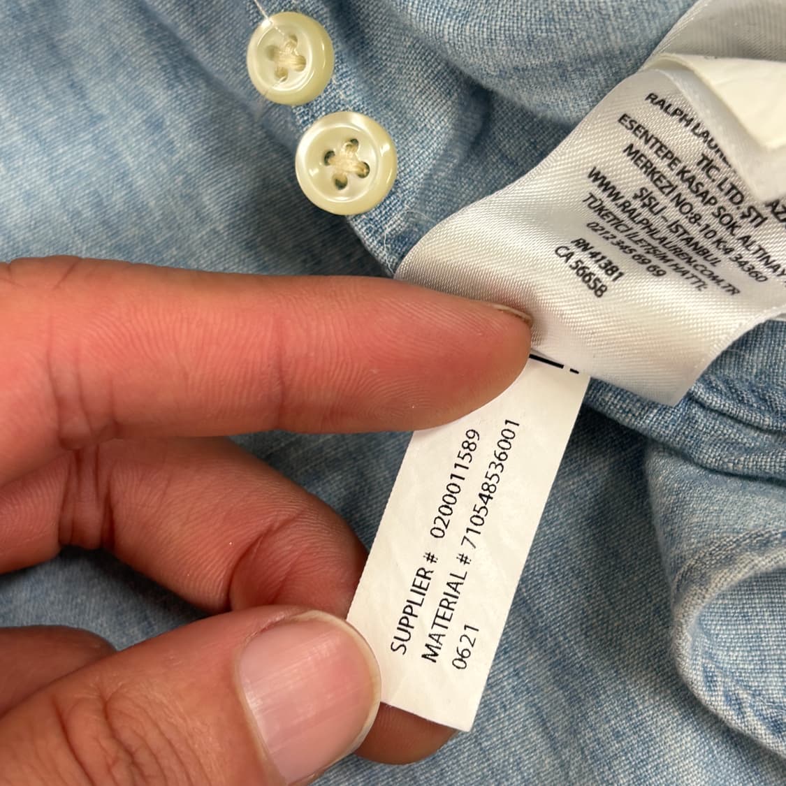 폴로 샴브레이 셔츠  상품이미지9