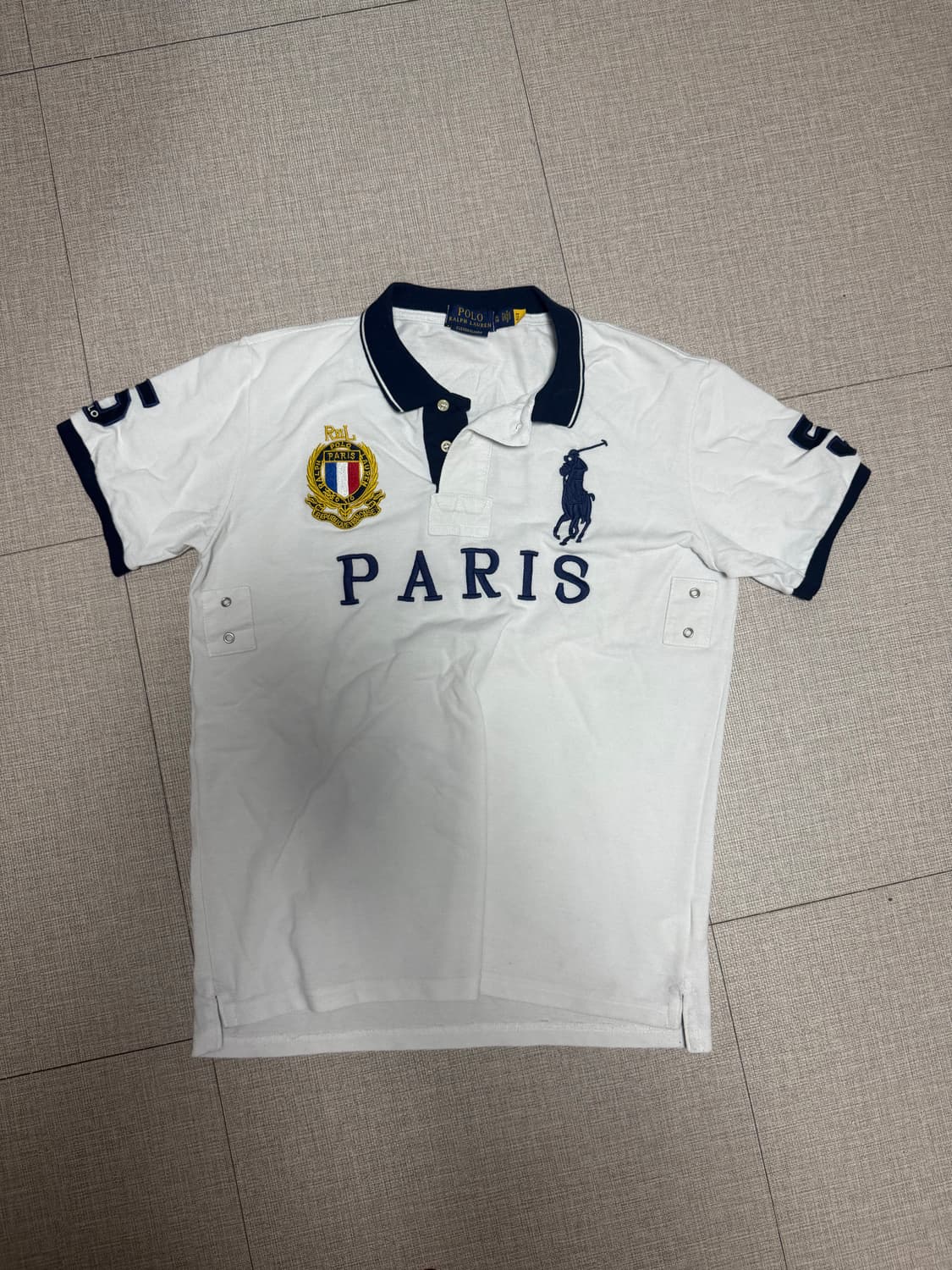 폴로 랄프로렌 치프키프 반팔 카라티 화이트 파리 상품이미지2