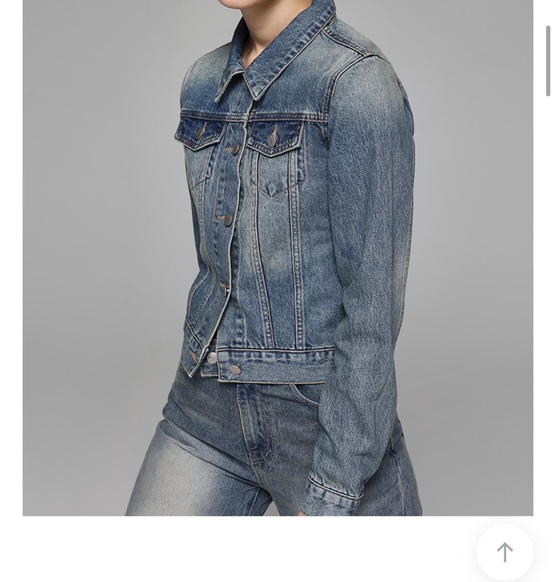 스위텐 워싱 데님자켓 상품이미지2